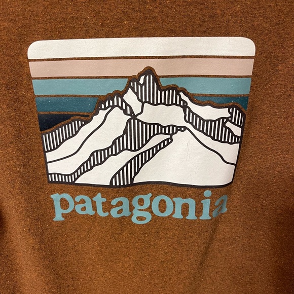 Men’s long sleeve heather brown t-shirt - Picture 4 of 11